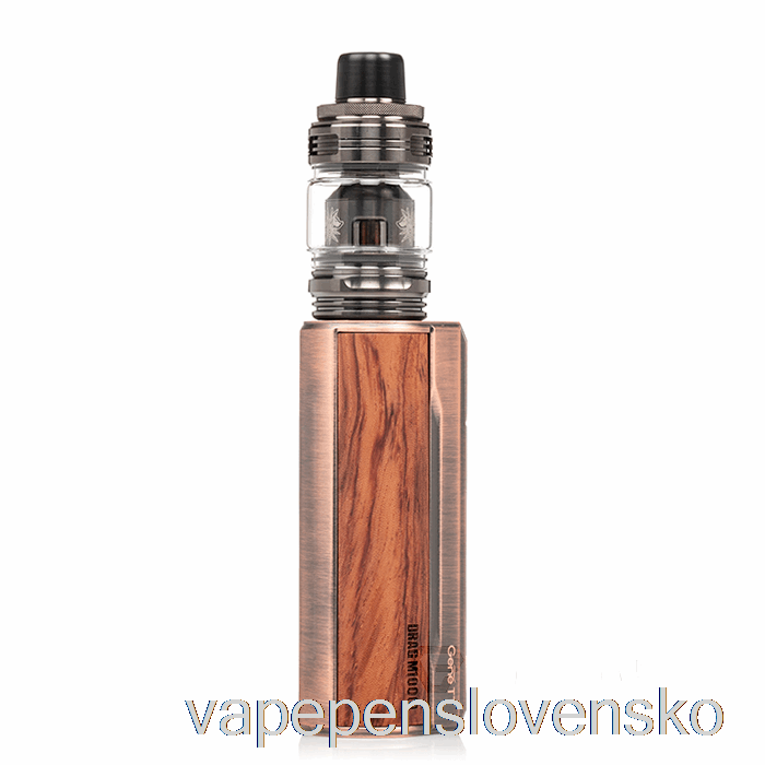štartovacia Súprava Voopoo Drag M100s Starožitná Mosadz A Paduak Vape Bez Nikotinu